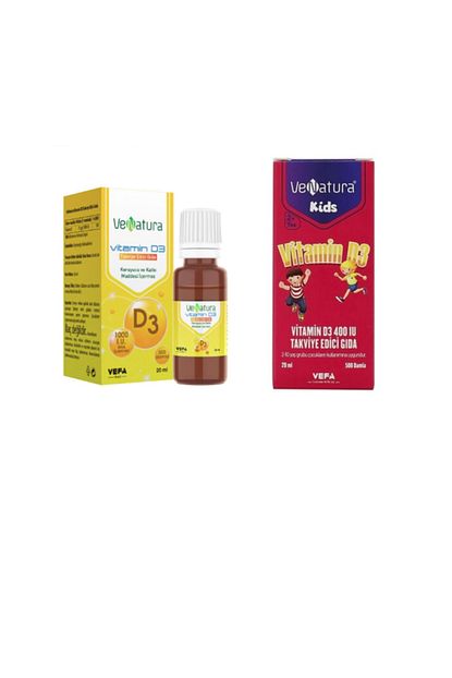 Venatura Vitamin D3 Takviye Edici Gida 20 Ml Damla Cocuklar Icin D3 Vitamini 400 Iu 20 Ml Damla Trendyol