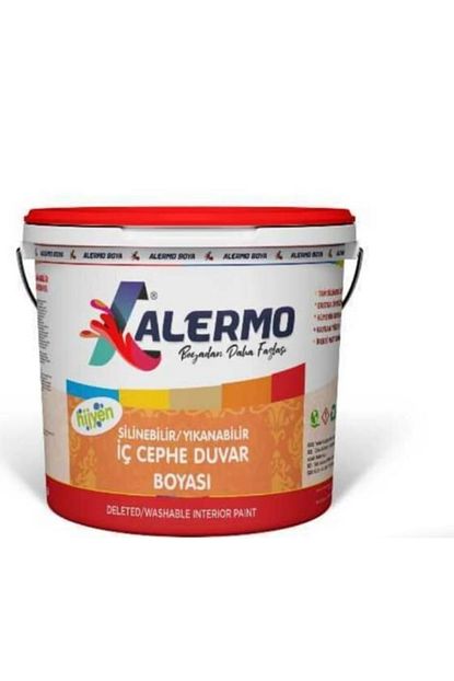 alermo 3 5 kg hijyen silinebilir yikanabilir ipek mat ic cephe duvar boyasi fiyati yorumlari trendyol