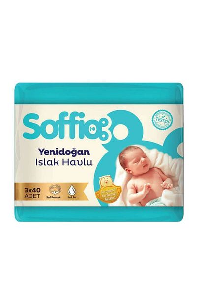 Soffio Yenidogan Islak Havlu 3x40 Trendyol
