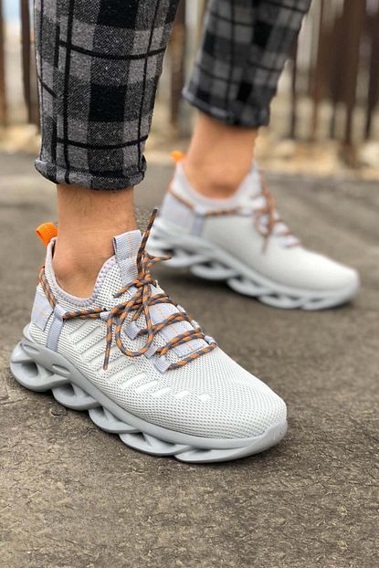K A Erkek Spor Ayakkabi Yeni Sezon Trend Gri Renk Tokyo Trendyol