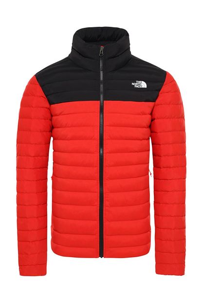 The North Face Stretch Down Erkek Outdoor Mont Kirmizi Siyah Trendyol