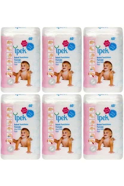 Ipek Maxi Bebek Temizleme Pamugu 60x 6 Adet Trendyol