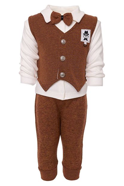 Acarkids Erkek Bebek Papyonlu Takim Elbise 3 9 Ay Trendyol