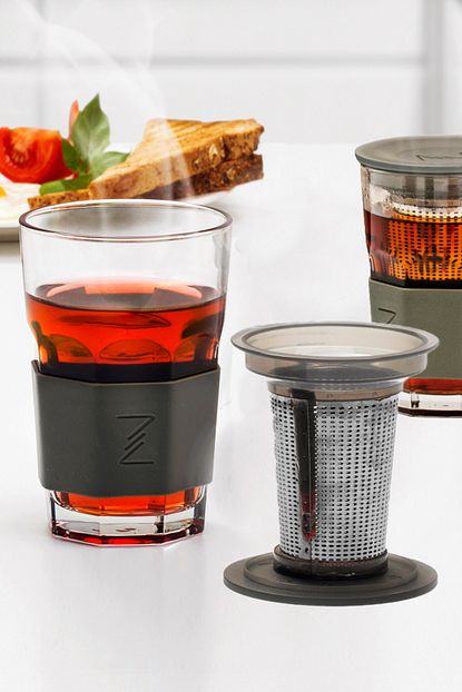 Pasabahce Zest Glass Suzgecli Demlik Bardak 415cc Gri Trendyol