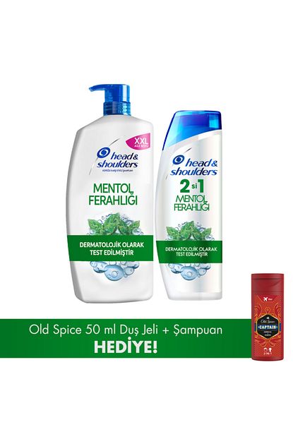 Head Shoulders 2 Si 1 Arada Sampuan Mentol Ferahligi 800 Ml 400 Ml Dus Jeli 50 Ml Trendyol