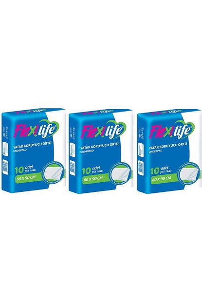 Flexi Life Yatak Koruyucu Ortu 60x90 Cm 30 Adet Trendyol