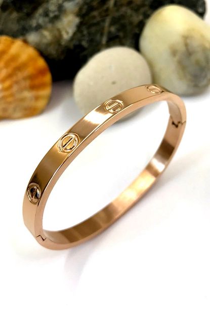 Bin1gecem Taki Yeni Trend Paslanmaz Celik 16 Cm Bayan Tassiz Cartier Bileklik Trendyol