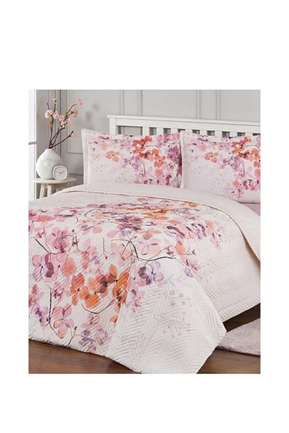 Ozdilek Kapitoneli Nevresim Takimi Tek Kisilik Dort Mevsim Cok Amacli Fall Leaves Pudra Trendyol