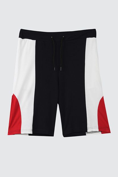 Trendyol Man Lacivert Erkek Panelli Yeni Sort Bermuda Tmnss20sr0103 Trendyol