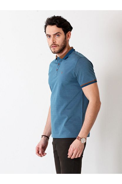 Formenti Erkek Kagi Misir Ipligi Merserize Polo Yaka T Shirt Trendyol