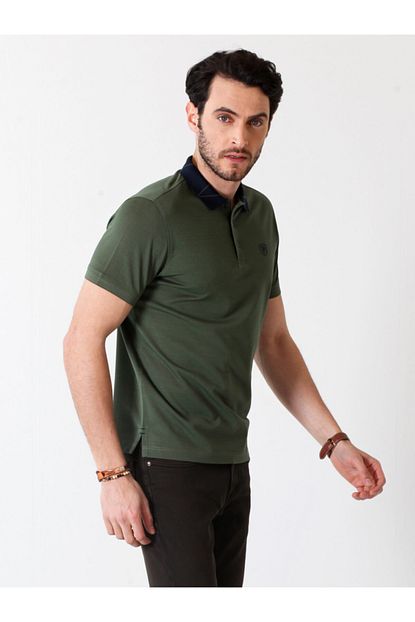 Formenti Erkek Kagi Misir Ipligi Casual Polo Yaka T Shirt Trendyol