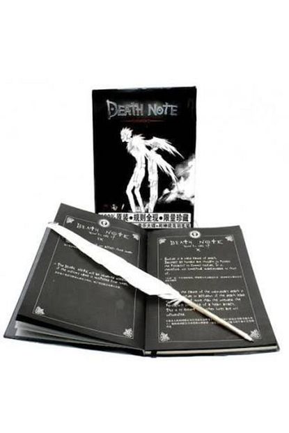 death note cosplay defter ve tuy kalem