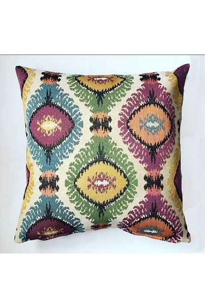 Pillows Store Geometrik Desenli Renkli Kirlent Kilifi Trendyol