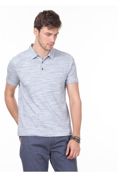Ramsey Erkek Indigo Jakarli Orme T Shirt Rp10119897 Trendyol