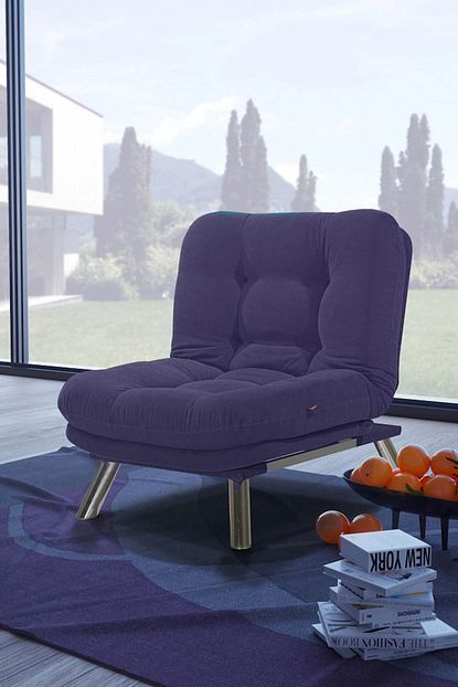 Futon Marmaris Tekli Acilabilir Kanepe Lacivert Trendyol