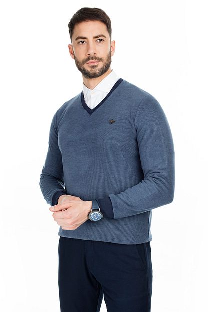 Buratti V Yaka Sweat Erkek Sweat 4318051aa Trendyol