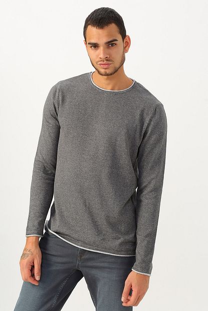 Aeropostale Erkek Antrasit Kazak Boyner Trendyol