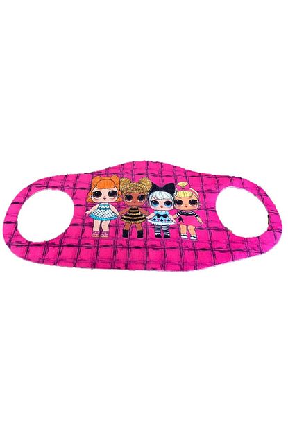 Roseroi Cocuk Yuz Maskesi Desenli Yikanabilir Koruyucu Lol Maske Trendyol