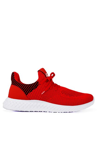 Slazenger Atomic Kosu Yuruyus Erkek Ayakkabi Kirmizi Trendyol