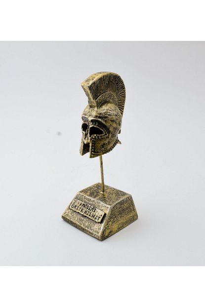 Lion Concept Antik Yunan Helmet Figur Polyester Antik Yunan Helmet Heykel Trendyol