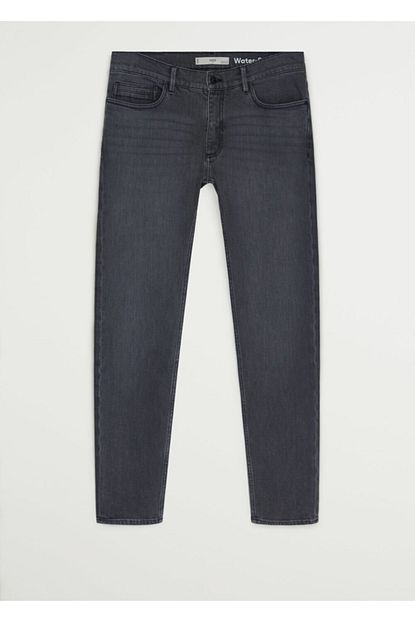 Mango Man Erkek Denim Gri Dar Kesimli Gri Jan Jean Pantolon 77010529 Trendyol