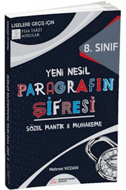 Paragrafin Sifresi Yayinlari 8 Sinif Paragrafin Sifresi Sozel Mantik Muhakeme Soru Bankasi Trendyol