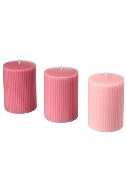 Deneme Zamani Ikea Blomdoft Kokulu Blok Mum Acik Turuncu Trendyol