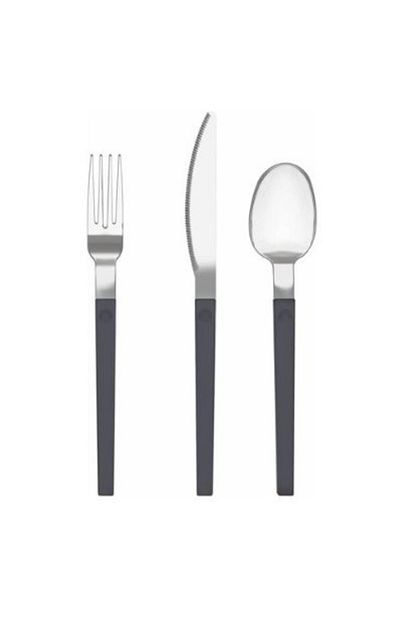 Deneme Zamani Ikea Ostron Catal Bicak Seti Gri Trendyol