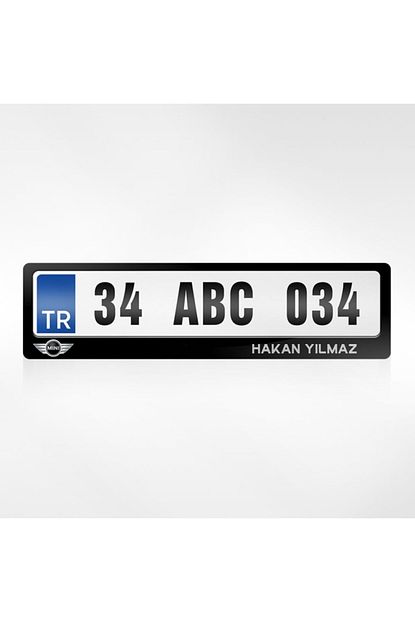 Bk Kisiye Ozel Isimli Mini Logolu Plakalik Trendyol