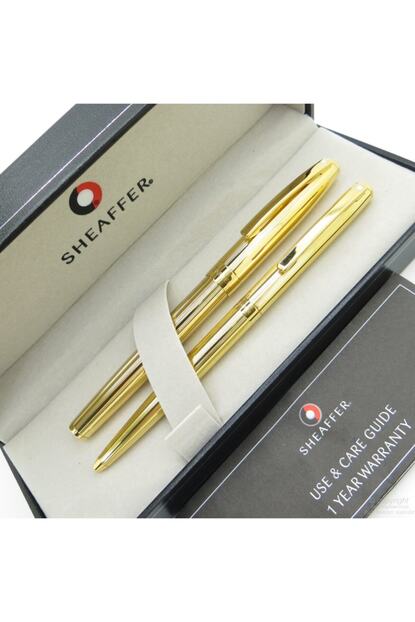 Sheaffer Sagaris Altin Kaplama Dolma Kalem Tukenmez Kalem Seti Kisiye Ozel Kalem Isme Ozel Kalem Seti Trendyol
