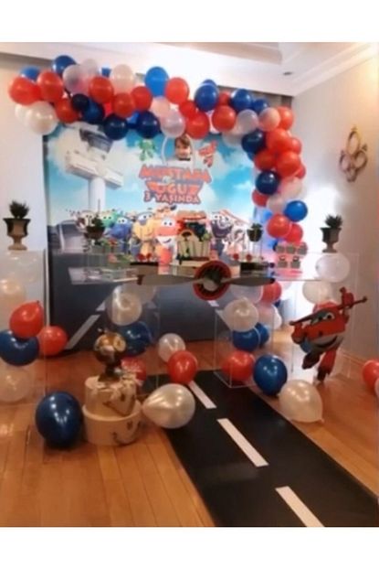 Meri Parti Harika Kanatlar Konsept Dogum Gunu Balon Ve Balon Zinciri Parti Suslemeleri Trendyol