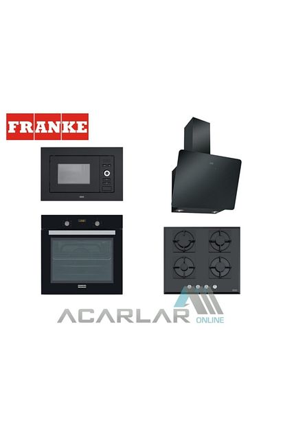 Franke 4lu Siyah Ankastre Set Gn 86 Fpj 615 Fhns 604 Fmw 20 Trendyol