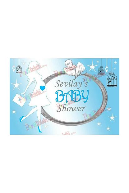 Partini Sec Baby Shower Partisi Posteri Afisi 100cm X 70cm Trendyol