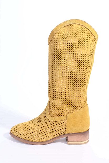 Tinka Bell Shoes Kadin Sari Yazlik Cizme Trendyol