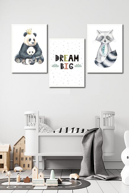 Bebek Dunyasi Butik Bebek Odasi Cocuk Odasi Tablo Seti Kucuk Boy 21x30 Trendyol