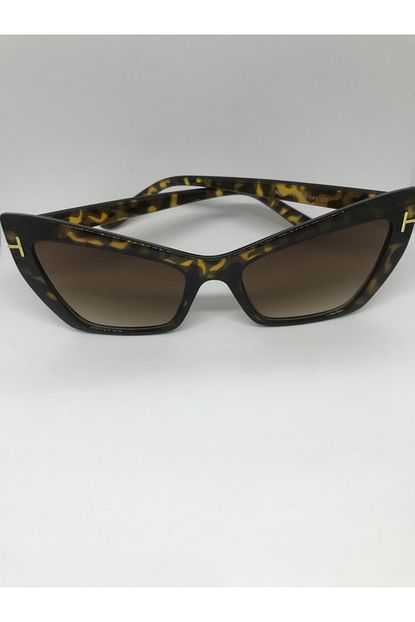 Toz Vintage Kadin Leopar Detayli Kedi Gunes Gozlugu Trendyol