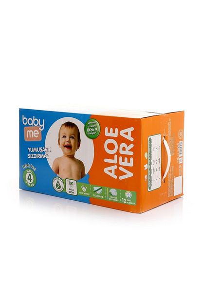 Baby Me Baby Me Aloe Vera Maxi 4 Numara Bebek Bezi 7 14 Kg 100 Adet Trendyol