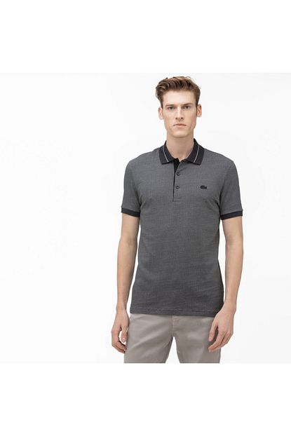 Lacoste Erkek Slim Fit Koyu Gri Polo Trendyol