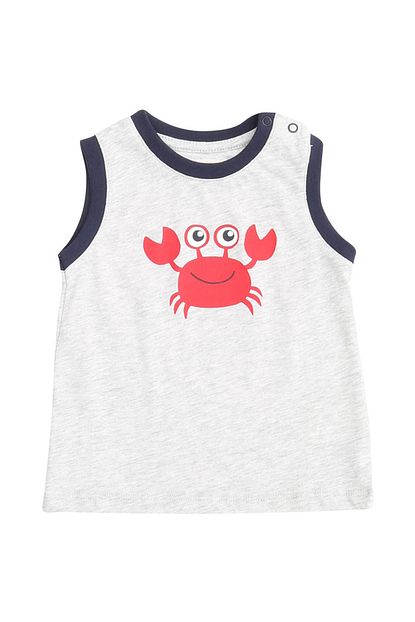 Mammaramma Erkek Bebek Gri Atlet Boyner Trendyol