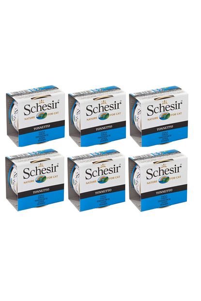 Schesir Ton Balikli Joleli Kedi Konservesi 85 Gr X 6 Adet Trendyol
