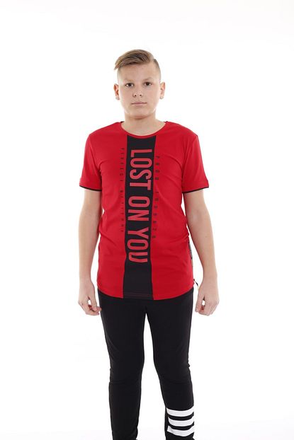 Piccolomondokids Erkek Cocuk Kirmizi Tisort 506k Trendyol