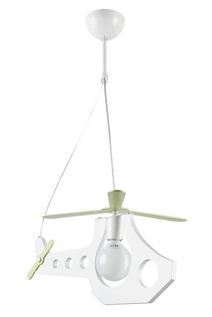 Avizen Aydinlatma Modern Dekoratif Yesil Ahsap Cocuk Odasi Helikopter Avize Trendyol