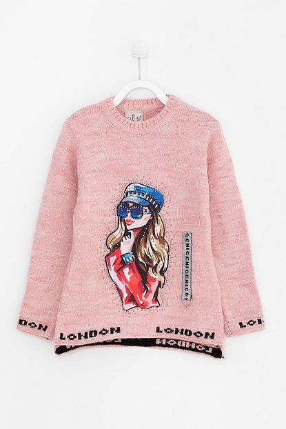 Bebboo Kiz Cocuk Kazak 7081 5 10 Yas Trendyol