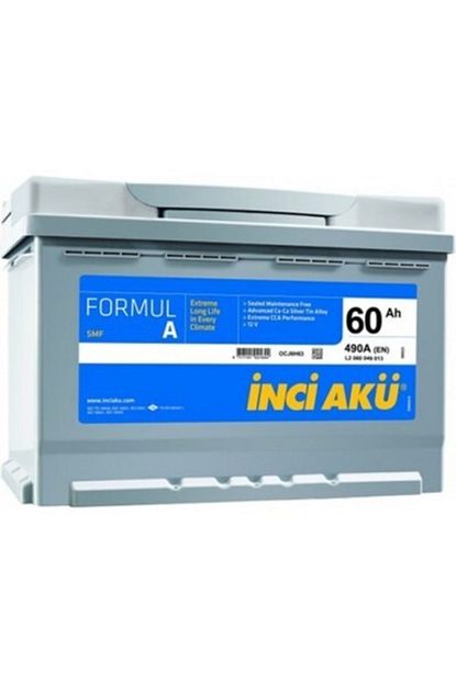 Inci Aku Inci Aku 12 Volt 60 Amper Ah Formul A Duz Trendyol