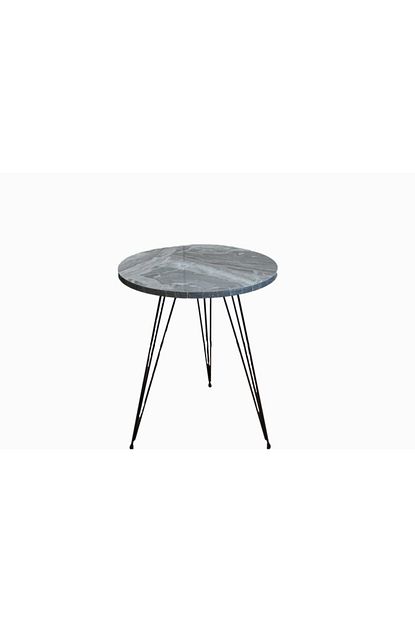 Navis Home Metal Ayakli Tel Sehpa Tekli Fiskos Kudum Krem Mermer Trendyol