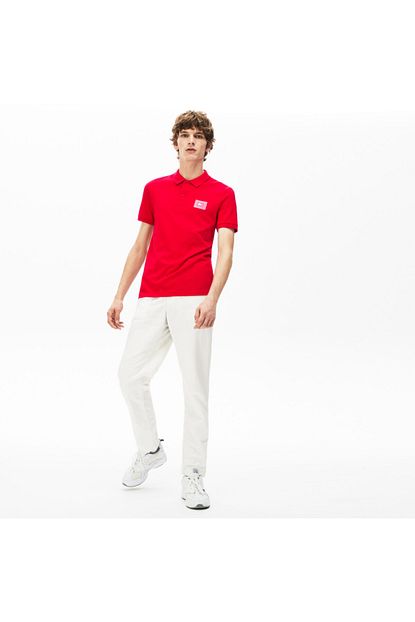 Lacoste Erkek Slim Fit Kirmizi Polo Trendyol