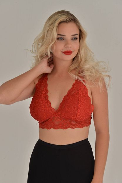 Bralet Kadin Kirmizi Sutyen Trendyol