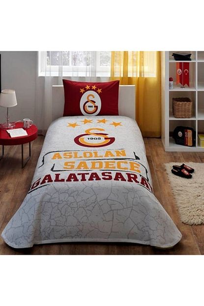 Tac Lisansli Galatasaray Arma Tek Kisilik Pike Takimi Trendyol
