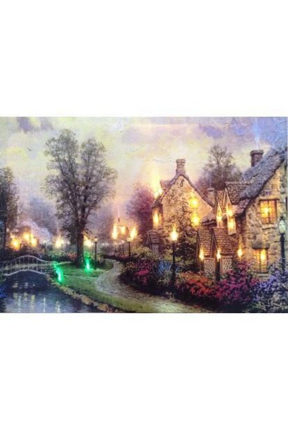 Binbircesit Akarsu Kanvas Led Isikli Tablo 60x90 Cm Trendyol
