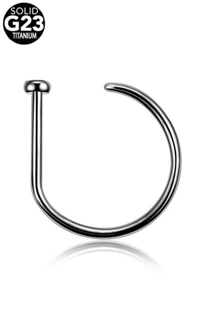 Vipbt G23 Titanyum D Hizma Burun Piercing 0 8x8 2 Mm Trendyol